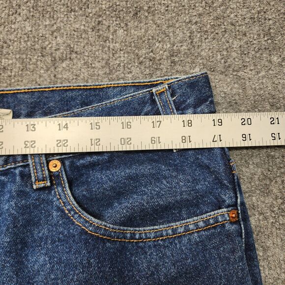 Vintage Levis Jeans Mens 40x30 Blue Denim 517 Boot Cut Orange Tab 00s Y2K - Picture 9 of 11